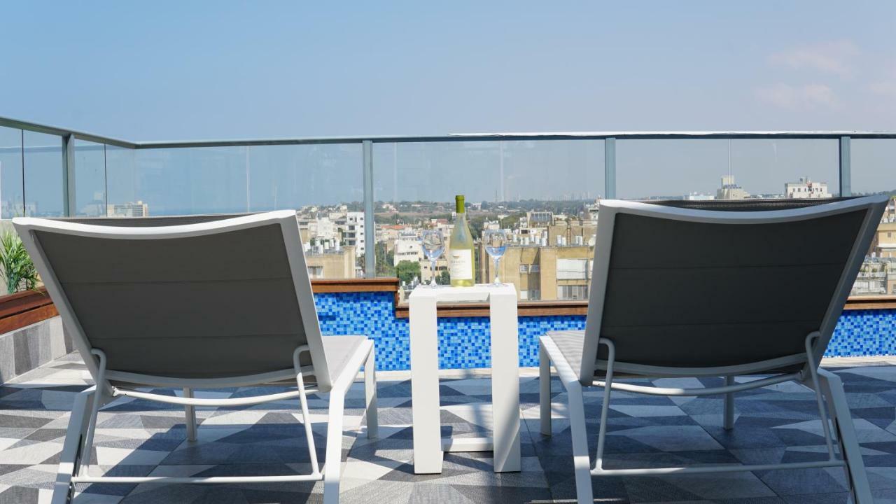 Luxury Rooftop Apartment In Netanya Eksteriør billede
