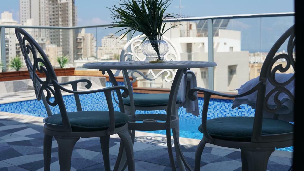 Luxury Rooftop Apartment In Netanya Eksteriør billede